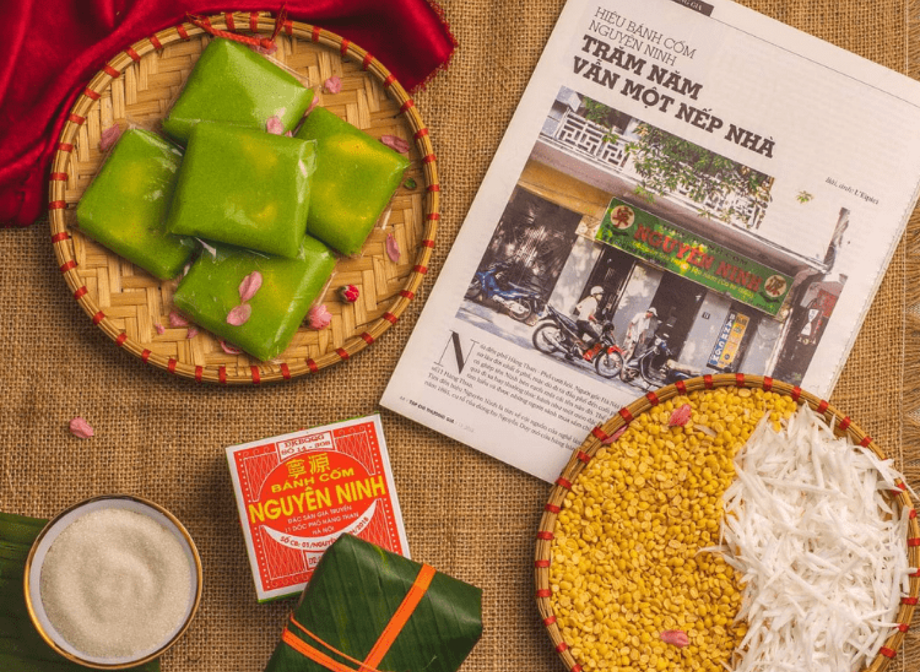 Bánh cốm - món bánh đặc sản của Thủ Đô